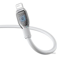 Кабель Baseus Pudding Series Fast Charging Cable 2.4A USB Type-A - Lightning (1.2 м, белый)
