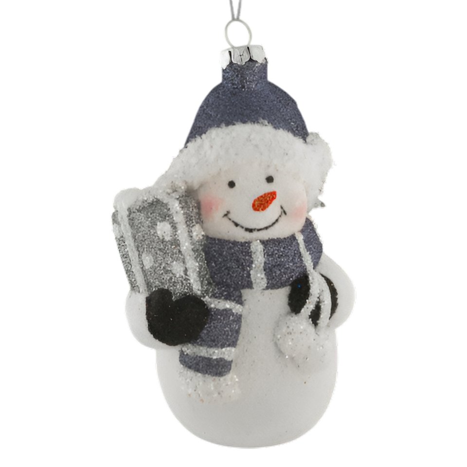 

Елочная игрушка Erich Krause Decor. Снеговик с подарком 45819