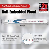 Набор пильных полотен Ezarc 802042 (10 шт)