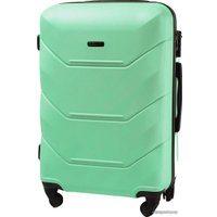 Чемодан-спиннер Wings Peacock 147 65 см (мятный)