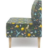 Диван Mio Tesoro Одос Принт (лимон серый/ткань микровелюр)