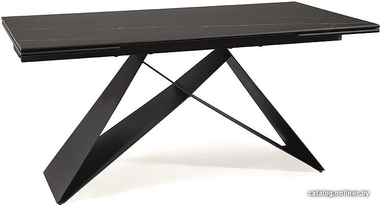Кухонный стол Signal Westin ceramic WESTINCCC160 (Sahara Noir/черный матовый)