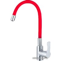 Смеситель Haiba HB70112-6 (хром/красный)