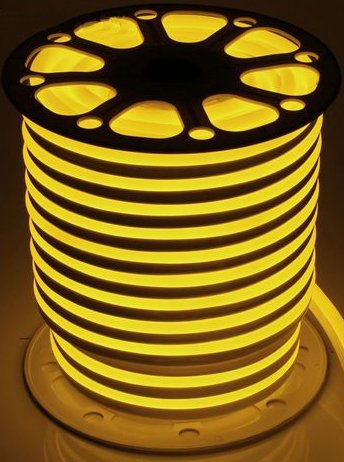 

Гибкий неон Luazon Led-120 (50 м, желтый) [1431324]