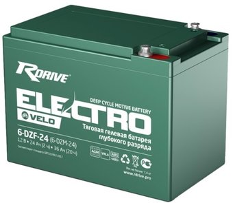 Тяговый аккумулятор RDrive Electro Velo 6-DZF-24 (36 А·ч)
