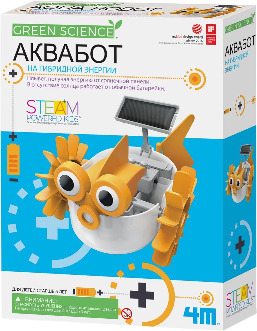 

Робот 4M Green Science Аквабот 00-03415