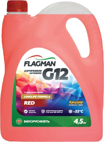 

Антифриз FLAGMAN G-12 минус 35 4л