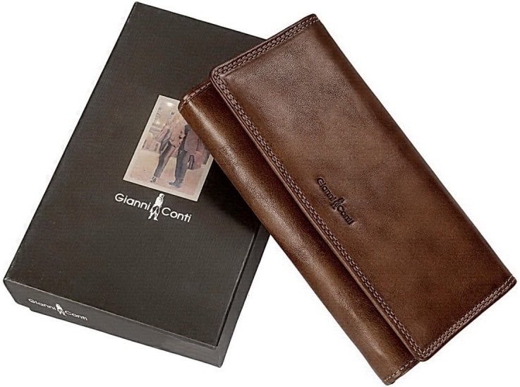

Кошелек Gianni Conti Vachetta Exclusive 918144 (темно-коричневый)