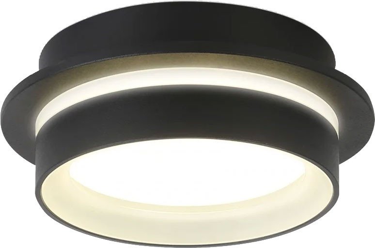 

Точечный светильник Ambrella light TN5385 SBK/FR (черный песок/белый матовый)