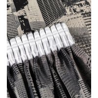 Штора Legrand Мегаполис 1.5x2.8 58120643 (черный/бежевый)