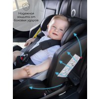 Детское автокресло Amarobaby Favorite Isofix С усиленной боковой поддержкой AB24-20FAV/0911 (черный/серый)
