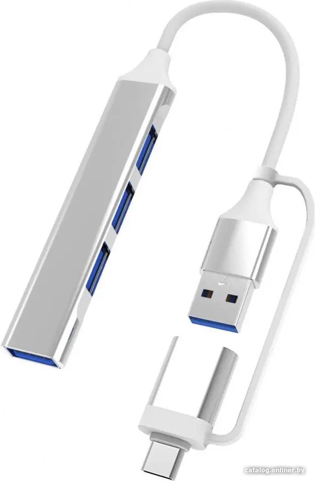 USB-хаб USBTOP USB Type-A/USB Type-C - 4xUSB Type-A 556711