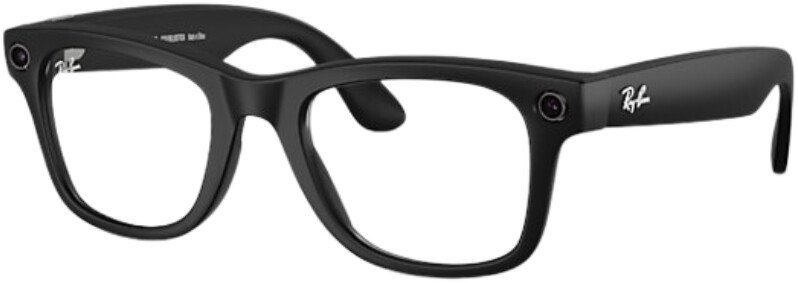 Умные очки Ray-Ban Meta Wayfarer Gen 2 RW4012 (large, черный матовый/прозрачный)