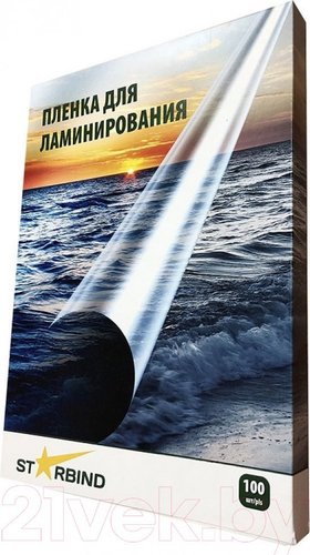 Расходные материалы для ламинаторов и брошюровщиков Starbind 70x100 250мкм PL070100G250SB (глянец)