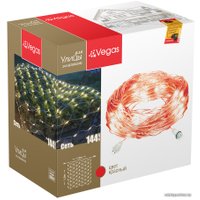 Гирлянда световая сетка Vegas 55033 144 LED (красный)