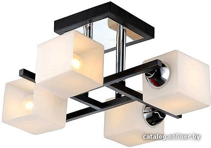 Припотолочная люстра Imex MD.0073-4-S WENGE+CH