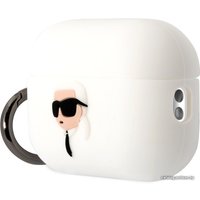 Чехол CG Mobile Karl Lagerfeld для AirPods Pro 2 KLAP2RUNIKH (белый)