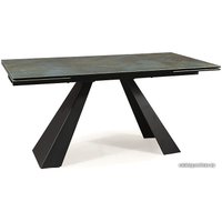 Кухонный стол Signal Salvadore ceramic SALVADORETUC160 (бирюзовый/черный)