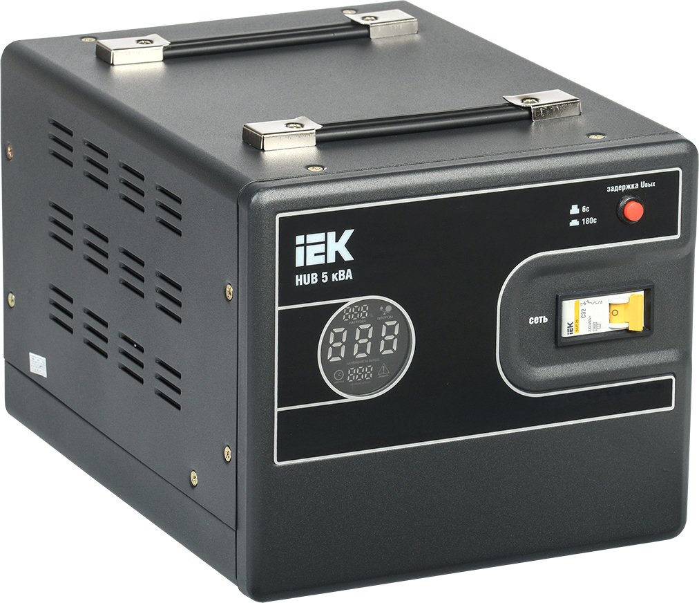 

Стабилизатор напряжения IEK HUB 5 кВА IVS21-1-005-13