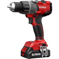 Ударная дрель-шуруповерт ELITECH ДА 21УБЛ2 E2201.048.01 (с 2-мя АКБ, кейс)