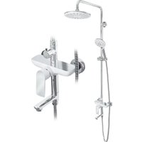 Душевая система  Grocenberg GB7009 (белый хром)