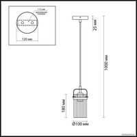 Подвесная люстра Odeon Light Kovis 4653/1