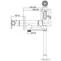 Гигиенический душ Jacob Delafon Elate E28317-CP