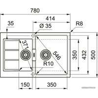 Кухонная мойка Franke Sirius 2.0 S2D 651-78 Tectonite 143.0628.386 (серый)