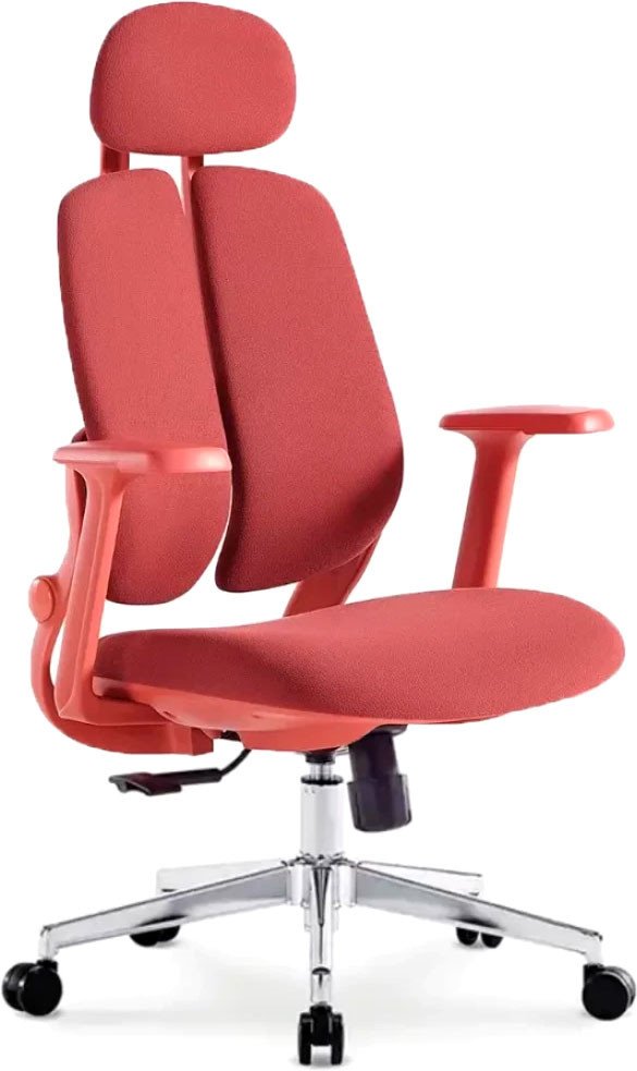 Офисное кресло SitUp Kwin Red Chrome (ткань Red/Red)