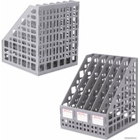 Лоток для бумаг BRAUBERG Maxi Plus 237016 (серый)