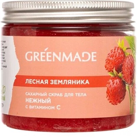 

GreenMade Скраб для тела Сахарный Нежный с витамином С 250 г