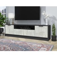 Тумба Интерлиния ТВ Концепт КТ-ТВ4-50 (бетон лайт/антрацит)