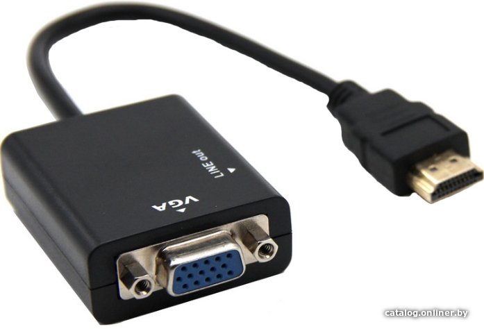 Адаптер USBTOP HDMI – VGA/3.5 мм Premium