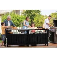 Стол Keter Unity Chef 415 L 249459 (графит)