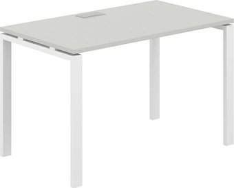 Офисный стол Norden 120х70х75 SG.204.SH.63.WH (белый/серый бархат)