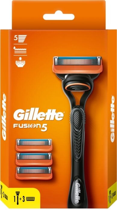 

Бритвенный станок Gillette Fusion5 4 сменные кассеты 7702018558841