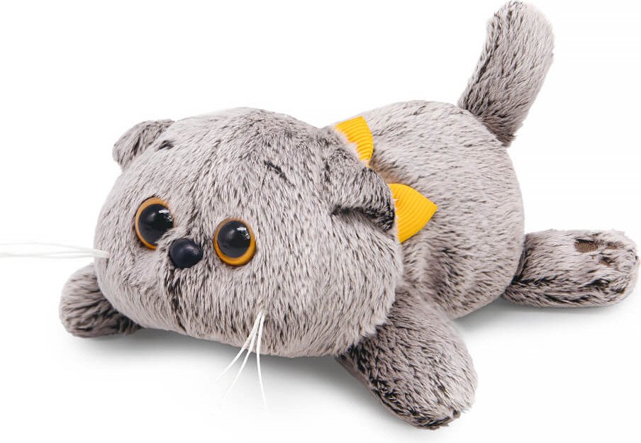 

Классическая игрушка BUDI BASA Кот Басик с бантиком лежачий 10870419