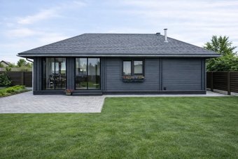 Русская баня Woods из бруса Гора