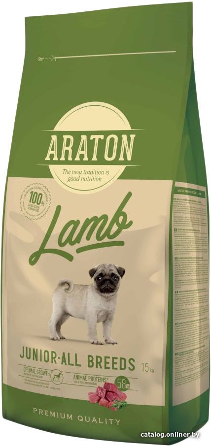 Сухой корм для собак Araton Junior Lamb 15 кг