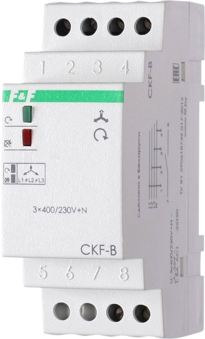 

Реле контроля фаз Евроавтоматика F&F CKF-B EA04.002.002