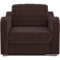 Кресло-кровать Мебель-АРС Барон №4 (велюр, шоколад HB-178 16)