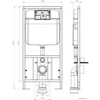Инсталляция для унитаза SantiLine SL-04