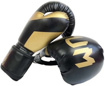 Перчатки Sundays NW-036 (6oz, черный/золотистый)