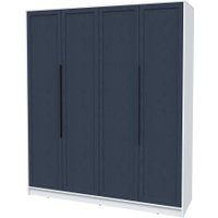 Шкаф распашной Интерлиния Концепт Тренд КТ-Ш4 (белый платинум/дуб королевский)