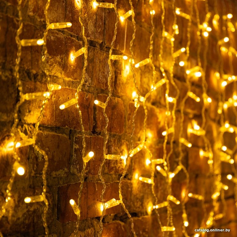 Гирлянда бахрома Neon-Night 235-336 160 LED (теплый белый)