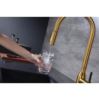 Смеситель Paulmark Iniversal Un213880-BG (золото/брашированное золото)