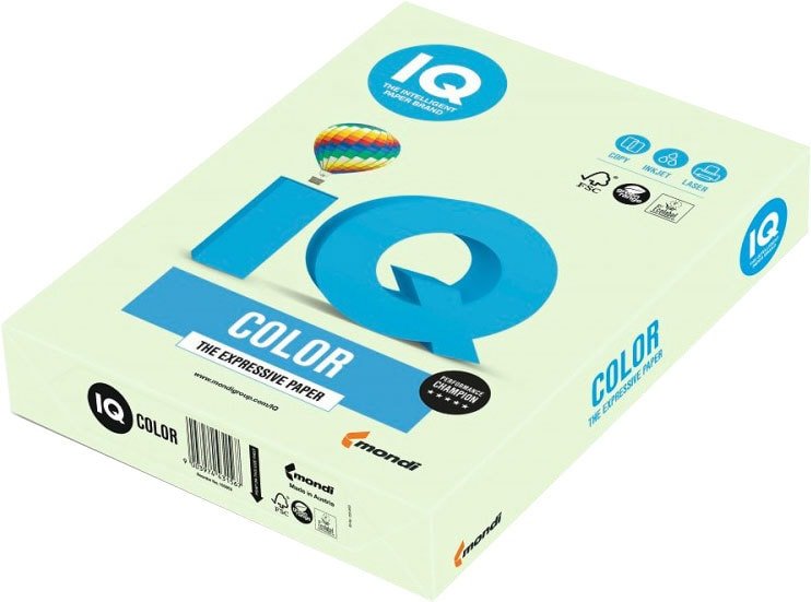 

Офисная бумага IQ Color GN27 A4 (светло-зеленый, 80 г/м2, 500 л)