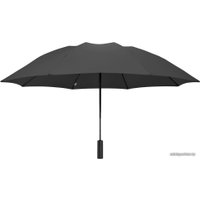 Складной зонт Ninetygo Folding Reverse со светодиодной подсветкой (черный)