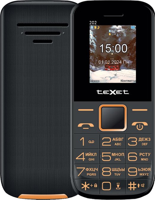 

Телефон TeXet TM-202 (черный)