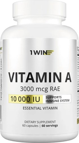 Витамин 1WIN Vitamin А 10 000 МЕ (60 капсул)